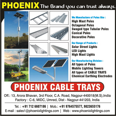 Phoenix Cable Trays Nagpur, Perforated, Ladder Type, G I Cable Tray ...